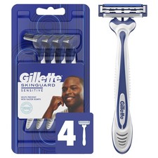 Gillette SkinGuard Men s Razors 4 Count Silve...