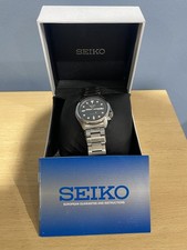 Black Seiko Watch 40mm