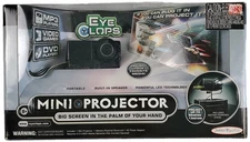 Mini LED Projector Portable For Up to 60" Screen Jakks Pacific EyeClops NEW