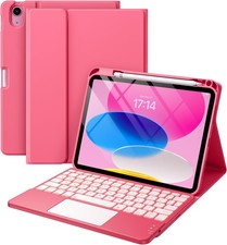 for iPad A16 11th/10th Generation Case with Keyboard, Folio Cover Multi-Touch