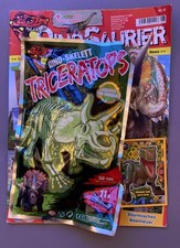 Dinosaurier 2022 Das Magazin Nr8 Dino Skelett Triceratops und Lego Karte limited