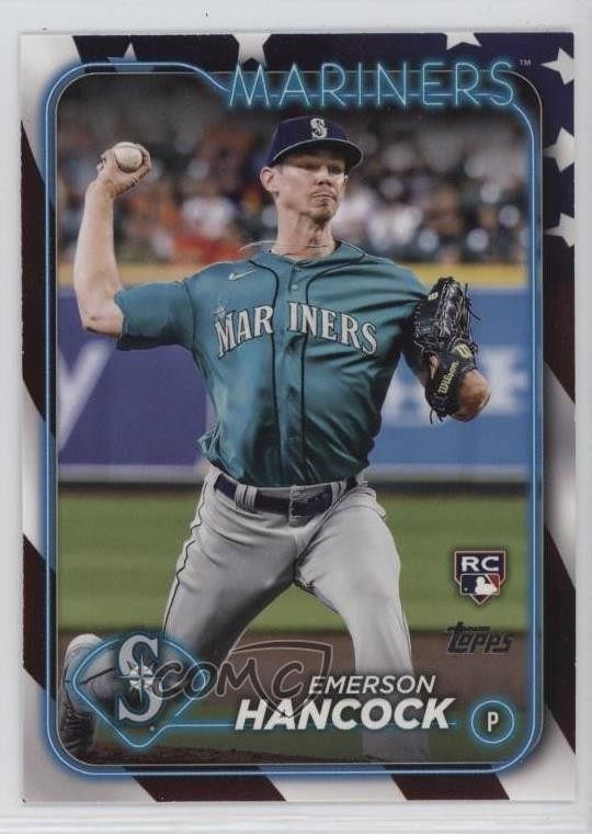 2024 Topps Series 1 Independence Day 18/76 Emerson Hancock #39 Rookie RC n0c