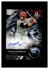 2023 Bowman Platinum Top Prospects Autograph #TOP-37 Jimmy Crooks III Cardinals