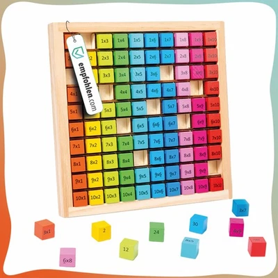 Multiplikationsbrett für Grundschüler Einmaleins 1x1 lernen Lernspielzeug Spiel - Bild 1 von 4
