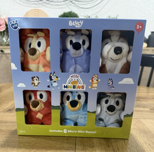 Build-A-Bear Workshop Bluey Micro Mini Beans 6-Piece Plush Set Age 3