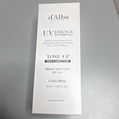 d'Alba UV Essence Waterfull Tone-Up Pink Correcting Sunscreen SPF 50+ 50ml