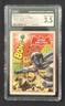 BATMAN TOPPS 1966 #21A - BATMAN WINS A PRIZE - RED BAT LOGO