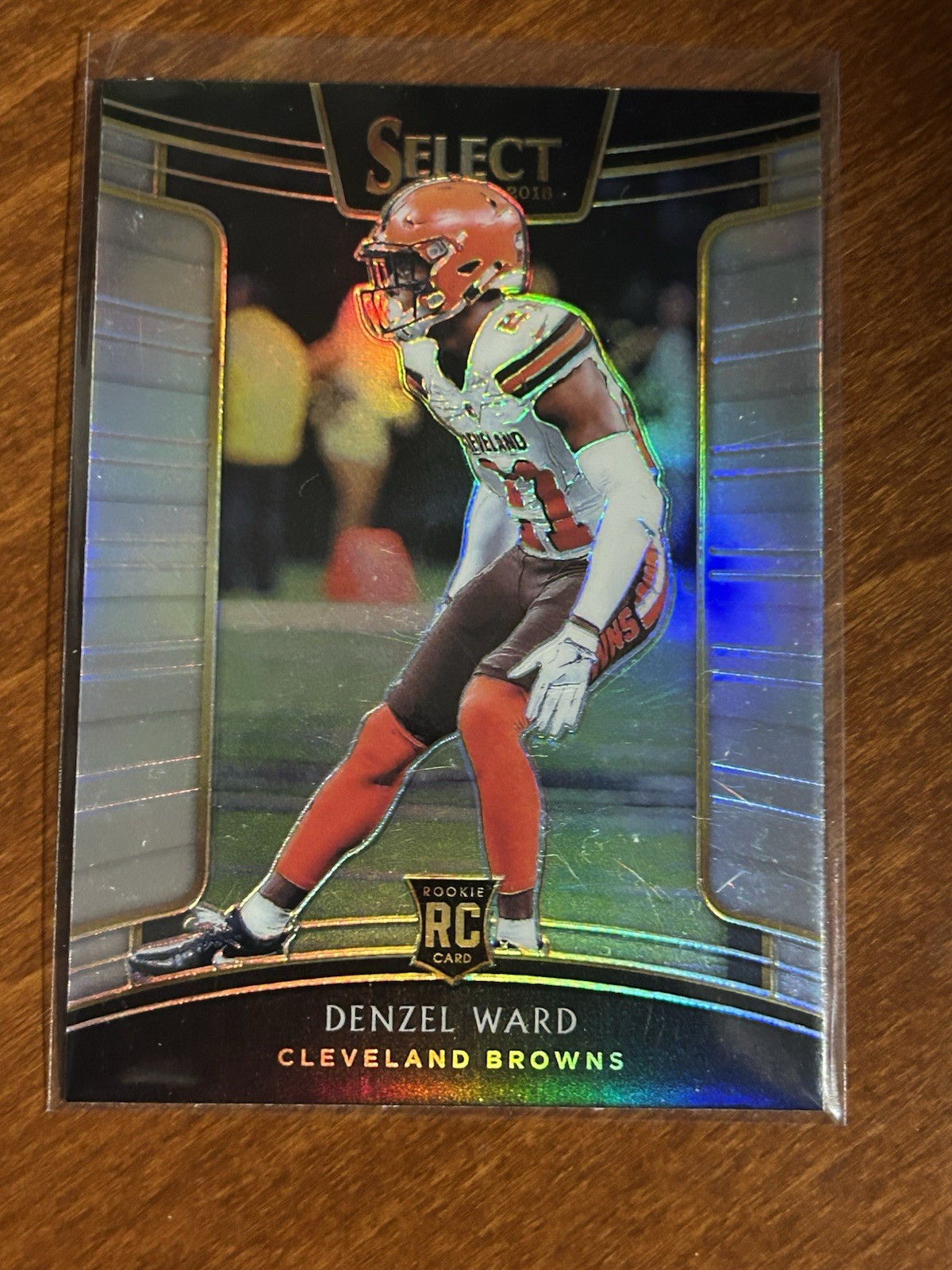 2018 Panini Select Silver Concourse Prizm Denzel Ward Rookie Rookie RC #31