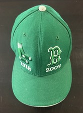 Boston Red Sox MLB 1918 & 2004 World Series Champions Fitted Hat Cap 7 1/2 Green
