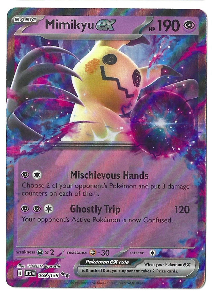 Mimikyu ex #69 Pokemon SV Journey Together