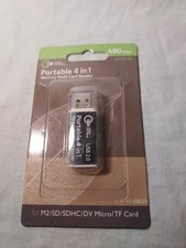 Portable USB 2.0 4 in 1 Memory Multi Card Reader, GXCR100