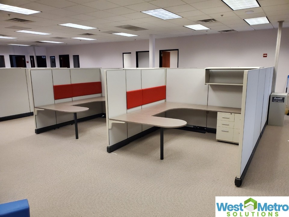 Ao2 Panel System Herman Miller AO2 Cubicle Workstation Office Panel System Modular Desk ...