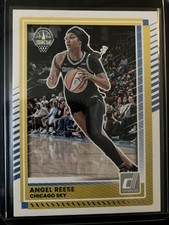 2025 Panini Donruss WNBA Angel Reese #71 Chicago Sky Black Pinstripes #5