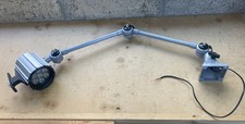 MACHINE WORK LIGHT 2 ARM SWIVELLING BASE & HEAD 24V NEW