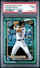 2024 Bowman Chrome Draft Konnor Griffin 1st Aqua Wave Refractor /125 PSA 9