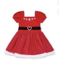 Holiday Time Toddler Girls Red Tutu Dress Size 3T NWT