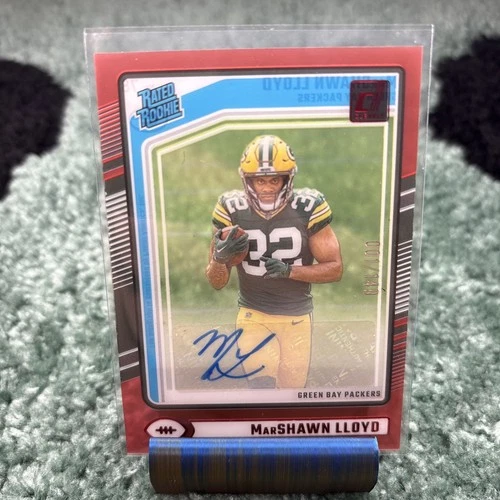 2025 Panini MarShawn Lloyd Rookie Phenom Jersey Autographs (Raw)