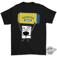Doodlebob Twisted Tea Essential Unisex T-Shirt, Black BN846