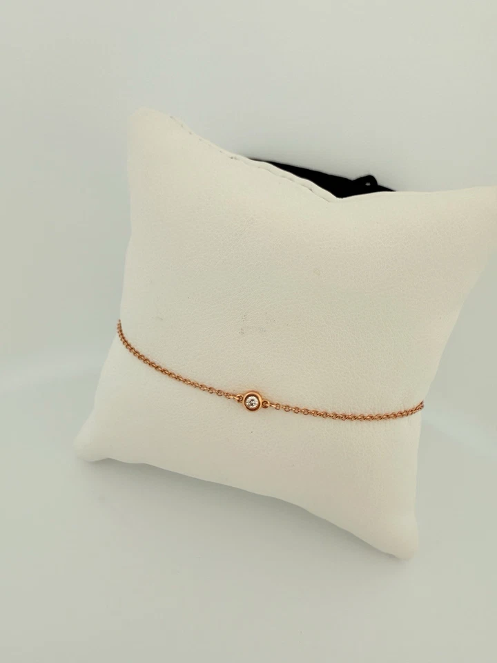 Brazalete Tiffany & Co. Elsa Peretti Diamante por Yarda en Oro Rosa 18K Foto 2 de 4