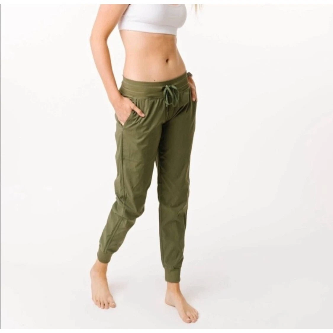 Zyia Active Olive Green Trail Joggers Pants Size M