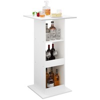 SäUlentisch Esstisch KüChentisch Bartisch Bistrotisch Stehtisch Weiß Bt36Ws