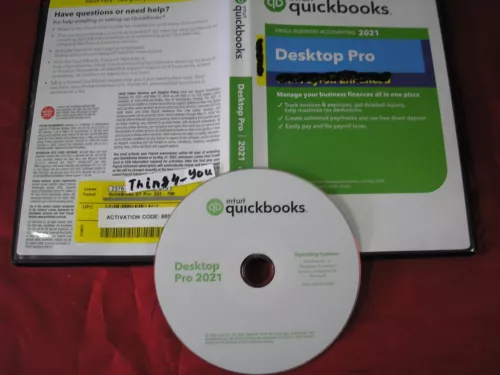 =PERMANENT VERSION= INTUIT QUICKBOOKS DESKTOP PRO 2021 FOR WINDOWS PC