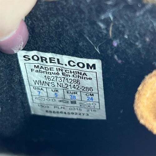 Sorel Joan Of Arctic Knit II Women's Snow Boots Brown Size 7 Waterproof - Picture 14 of 14