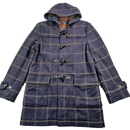 MARC BY MARCJACOBS duffle jacket ジャケット Marc Jacobs Duffle Coat Men Medium Blue Check Wool Blend