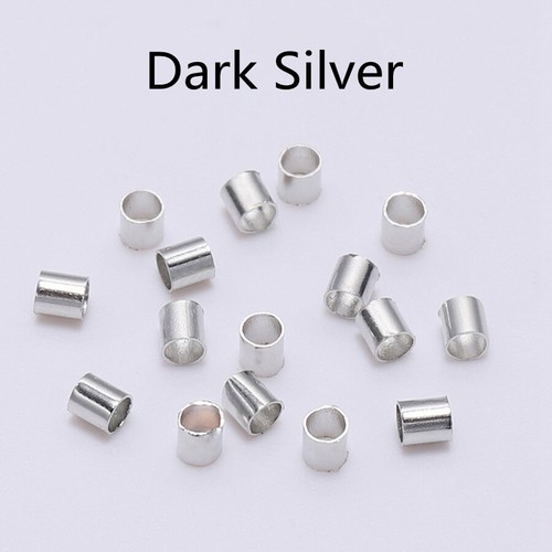 500pcs 1.5/2.0/2.5mm Small Tube Brass Metal Loose Spacer Beads Wholesale Lot - Picture 9 of 12