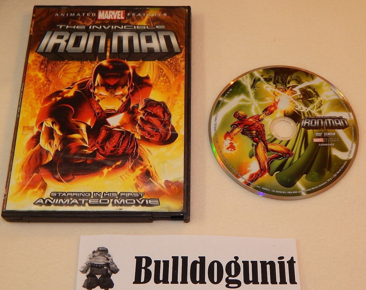The Invincible Iron Man DVD w/ Case Paul Nakauchi Stephen Mendillo
