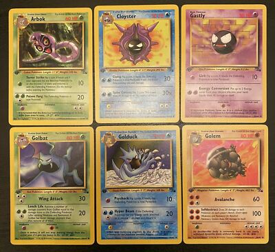 Pokemon Fossil Cards Pokemon Fossil Set 1st Edition Cards - Lot Of Uncommon/Common Cards (FAST & FREE Shipping) Pokemon Cards Pokemon Fossil Cards Pokemon Fossil Set 1st Edition Cards - Lot Of Uncommon/Common Cards (FAST & FREE Shipping) Pokemon Cards