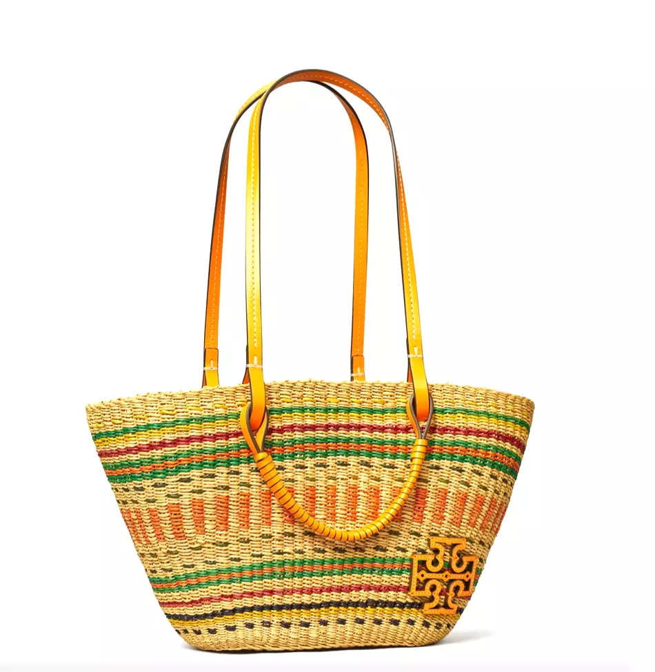 Tory burch 2025 straw tote