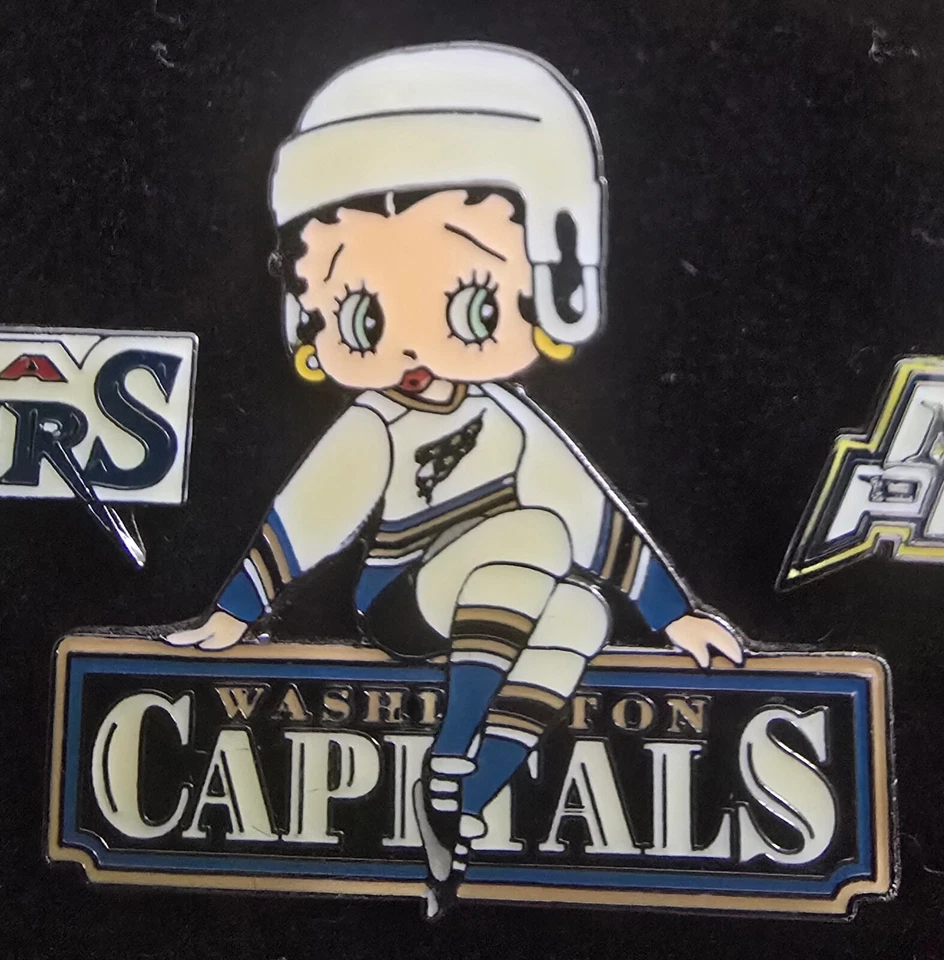 WASHINGTON CAPITALS BETTY BOOP Lapel Pin - Image 2 of 2