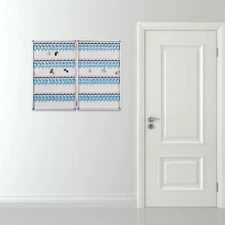 96-Key Wall-mounted Key Cabinet Storage Safe Security Lock Holder Box Organizer.