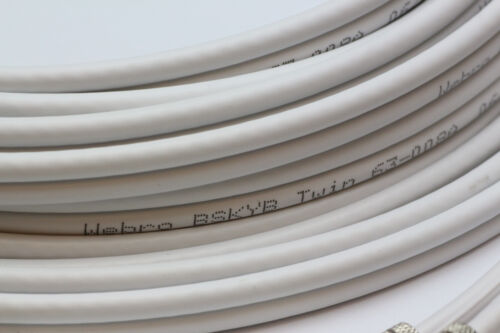 1m White Twin Satellite Shotgun Extension Cable Sky Plus SKY HD, Freesat - Picture 2 of 3