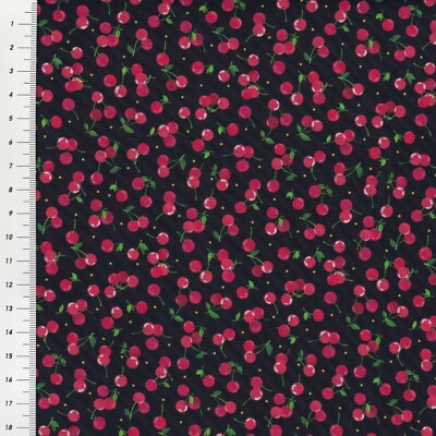 Baumwollstoff Patchwork Stoff Quiltstoff Minis Kirschen