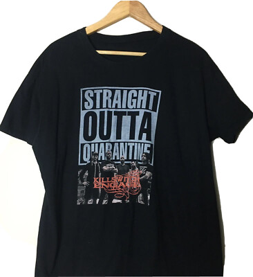 Killswitch Engage Shirt Black Short Sleeve Crew Neck Concert shirt Band Tee XL