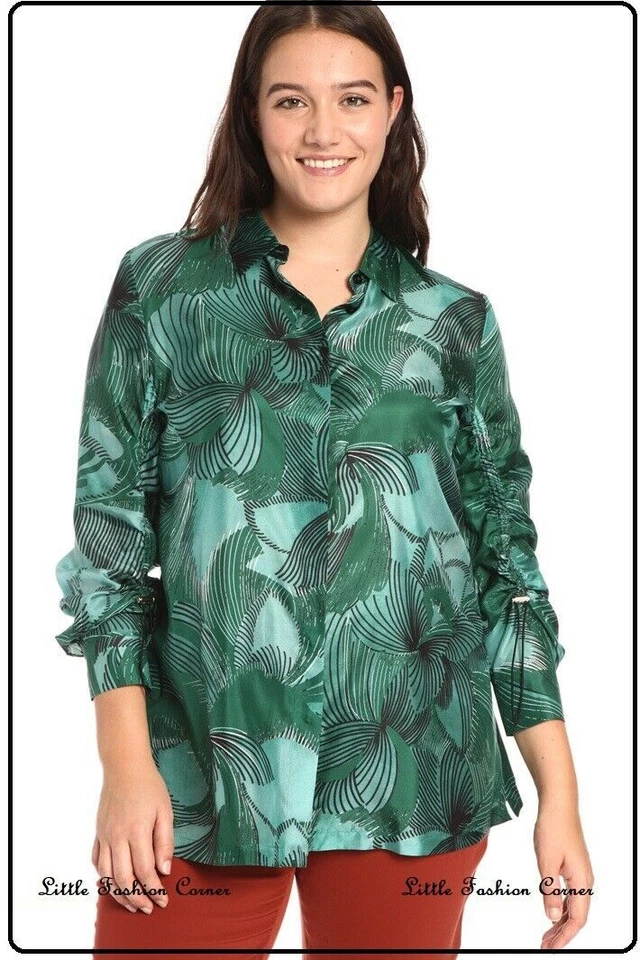 🌟MARINA RINALDI by Max Mara  Camicia in SETA   PLUS 25--IT54_DE46_UK20_USA W16 - Immagine 3 di 4