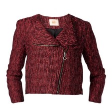 Mw By Matthew Williamson Cotton Bootlay Biker Jacket - Orange