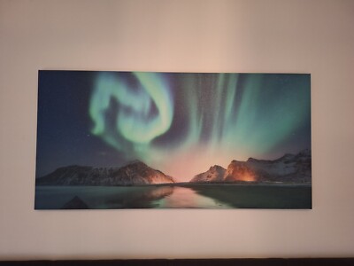 Leinwaldbild Mountain and Sea View 120x60 cm