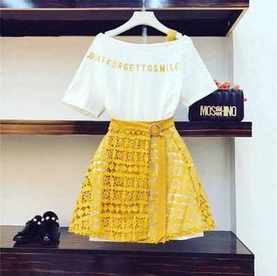 yellow summer clothes