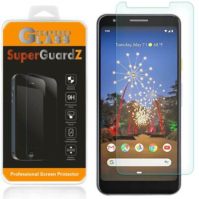 SuperGuardZ Tempered Glass Screen Protector Guard Shield For Google Pixel 3A XL