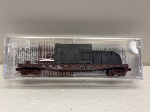 N Scale Micro Trains MTL 045 00 330 SSW 85355 Flat Car w/Factory Load - Picture 2 of 4