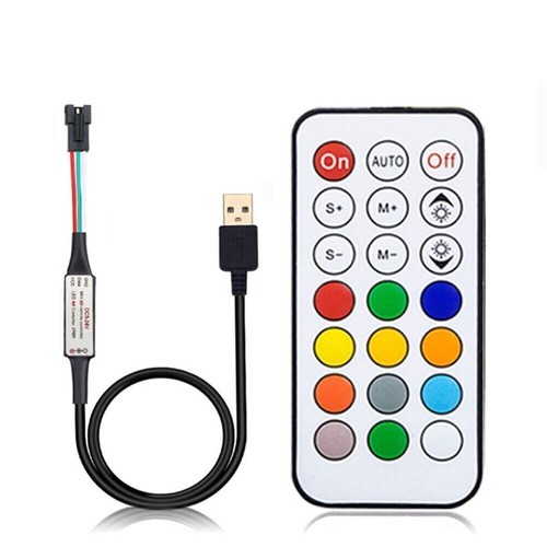 USB/DC RF 14/17/21Keys ws2812 ws2811 RGB IC Led Strip Remote Controller dimmer - Picture 18 of 18