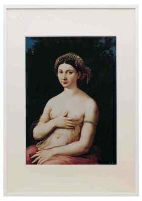 la fornarina Raffaello A3 A4 Framed Print Picture