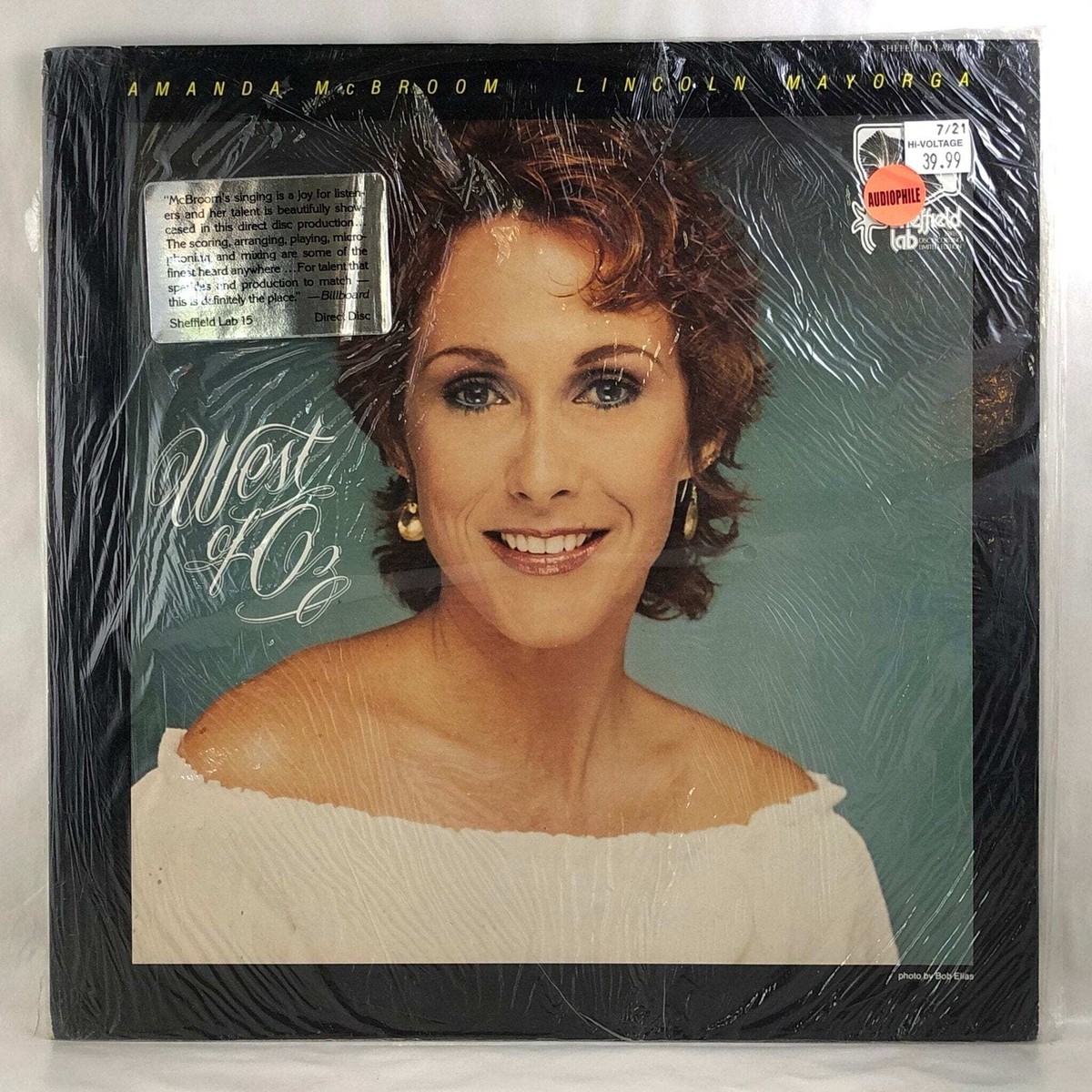 Amanda McBroom & Lincoln Mayorga - West Of Oz LP Sheffield Labs