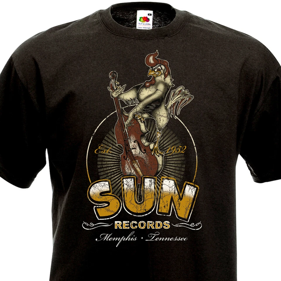 T-SHIRT SUN Records Memphis Tennessee 1952 Rock'n'Roll Rockabilly Blues Country