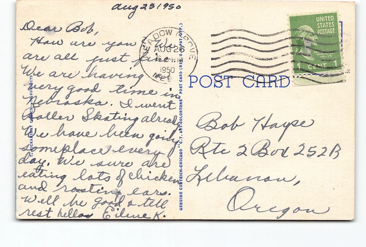 Surprised to Hear From Me Man With Flowers Woman Towel Linen Postcard Vtg  1950 | eBay