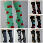 Mens Womens unisex print socks alternative happy  funky feet retro fun UK stock