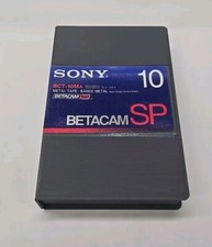 1 x Sony Betacam SP BCT-10MA Metal Broadcast Tape 10 Min - NEW